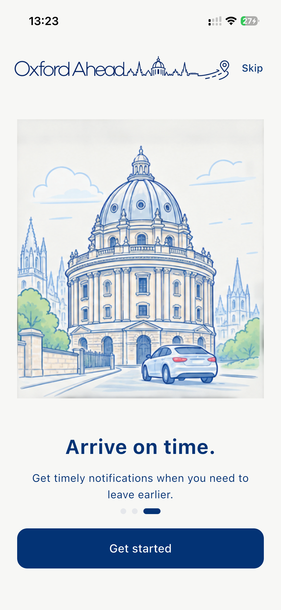 Oxford Ahead onboarding